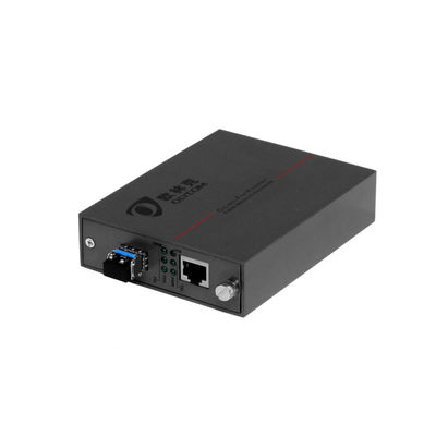 مبدل رسانه PoE فیبر نوری 850nm شبکه گیگابیت غیر مدیریت شده SFP Cage