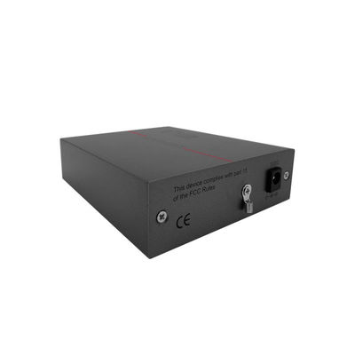 مبدل رسانه PoE فیبر نوری 850nm شبکه گیگابیت غیر مدیریت شده SFP Cage