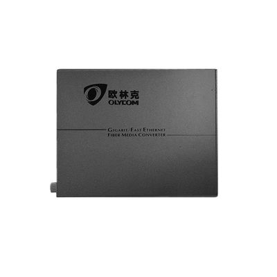 مبدل رسانه PoE فیبر نوری 850nm شبکه گیگابیت غیر مدیریت شده SFP Cage