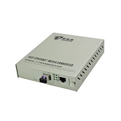 مبدل رسانه PoE SFP فیبر نوری 10/100M اترنت بودجه 30W غیر مدیریت شده