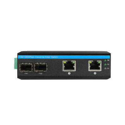 سوئیچ شبکه صنعتی با 2 پورت SFP و ولتاژ بالا برای محیط های بیرونی