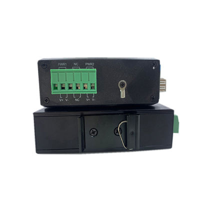 مبدل رسانه های صنعتی PoE 15.4W 30W غیر مدیریت شده Fast Ethernet DIN Rail CE Mini Size