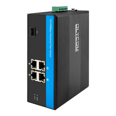 4 پورت شبکه صنعتی سوئیچ هاب 10/100Mbps fast ethernet غیر مدیریت شده CE FCC