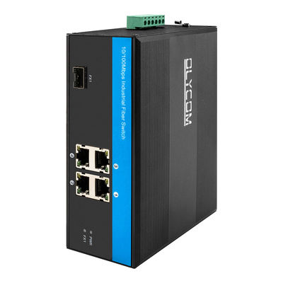 Hub Desktop Mounting 4 Port Industrial Network Switch 10/100Mbps