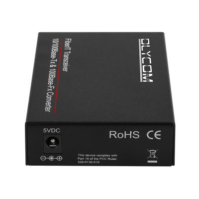 مینی فیبر نوری رسانه تبدیلگر fast ethernet غیر مدیریت شده تک حالت چند حالت دو حالت