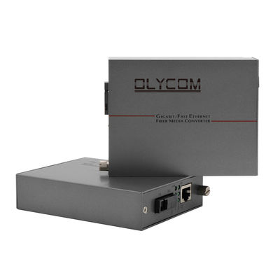 تبدیل کننده رسانه فیبر تک حالت 1.25G اترنت WDM Optical Unmanaged 30W PoE