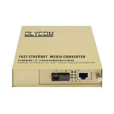 WDM Media Converter 10/100Mbps استیک ماونت فیبر مس کشنده غیر مدیریت شده CE