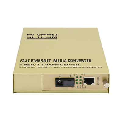 WDM Rack Mount Fiber Media Converter، 100Mbps Fiber Cat6 Converter