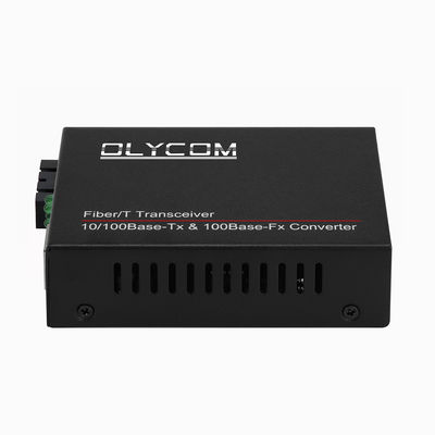 10/100M POE Media Converter PSE فیبر نوری اترنت 48 ولت SC دو فایبر برای IPC