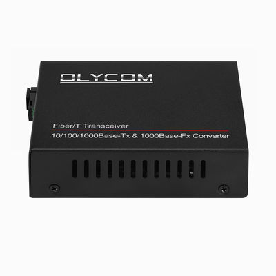 گگابیت تک حالت رسانه تبدیل PoE غیر مدیریت شده DC48V 1310/1550nm 20KM فیبر SC