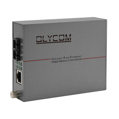 PoE Fiber Media Converter 20KM Megabit 30W Active PoE 48V خروجی پورت SC غیر مدیریت شده