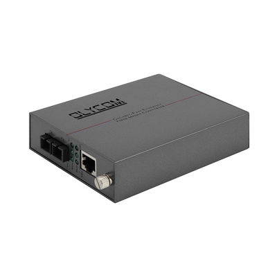 10/100M اترنت فیبر رسانه تبدیل SC کانکتور قفسه نصب غیر مدیریت DC5V LFPT