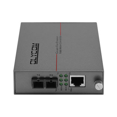 10/100M اترنت فیبر رسانه تبدیل SC کانکتور قفسه نصب غیر مدیریت DC5V LFPT