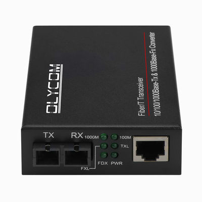 2 پورت گگابیت رسانه تبدیل غیر مدیریت شده SC Port Duplex SingleMode Multimode