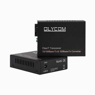 WDM Fast Ethernet Media Converter LFPT فیبر نوری غیر مدیریت شده 20KM SC Port CE