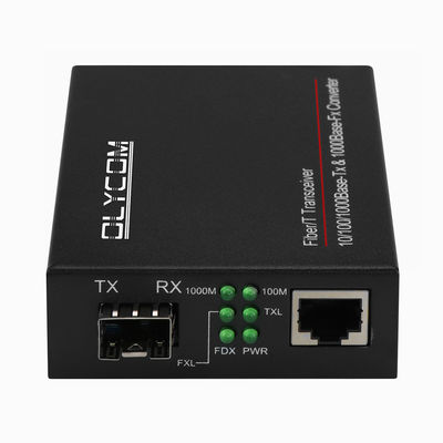 گگابیت فایبر نوری اترنت رسانه تبدیل گگابیت SFP غیر مدیریت شاسی نصب شده