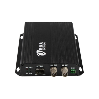 3G-SDI Fiber Optic Extender با RS485 Local Loopout 1 SDI در 2 SDI خارج می شود