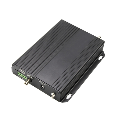داده های ویدئویی آنالوگ بی دی RS232/RS422 10/100M اترنات از طریق فیبر تبدیل DC5V