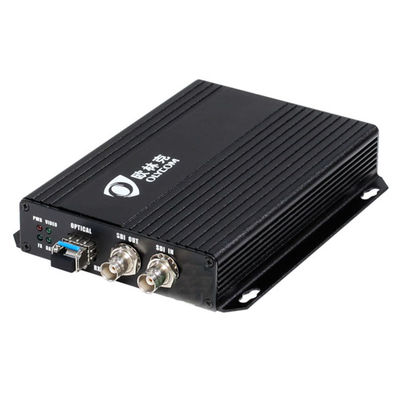 1080P HD SDI Video Fiber Extender Converter Optical Single Mode 20km با حلقه محلی 12 ولت