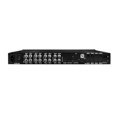 16 پورت AHD CVI TVI CVBS ویدئو به فايبر کنورتر HD 1080P CCTV نظارت AC220V