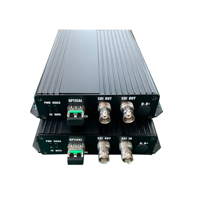 فرستنده و گیرنده نوری ویدئویی پورت BNC 3G-SDI با 2 خروجی SDI DC12V SFP