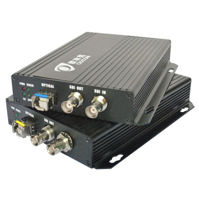 فرستنده و گیرنده نوری ویدئویی پورت BNC 3G-SDI با 2 خروجی SDI DC12V SFP