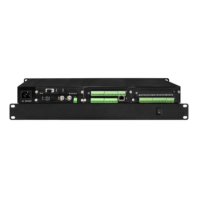 3G SDI Video Ethernet داده فیبر کنورتر Bidi RS232 تماس بسته شدن اکستندر نوری 1U ریک