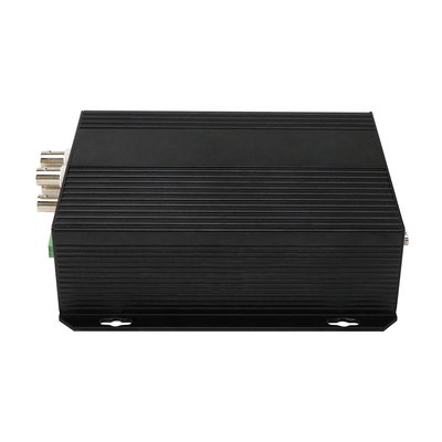 4 پورت AV تعادل صوتی اترنت تبدیل کننده رسانه های ویدئویی DC5V ST فیبر